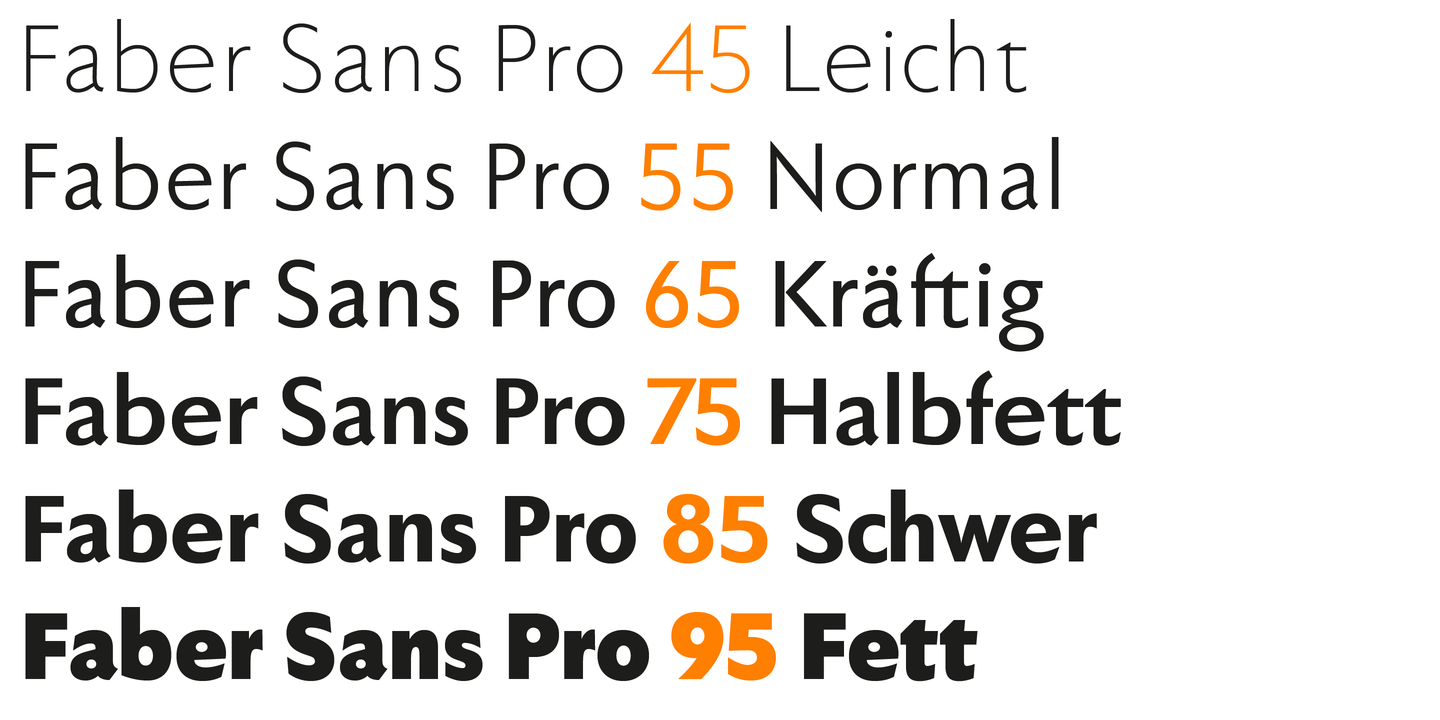 Пример шрифта Faber Sans Pro #10